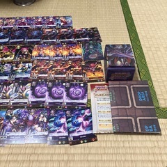 パスドラカードゲーム魔王の夜宴、バトルシート、カードケース、説明書、の画像