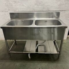 【Clean up】業務用  クリナップ ステンレス製 2槽シン...