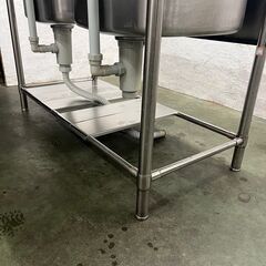 【Clean up】業務用  クリナップ ステンレス製 2槽シンク 厨房 W1200×D600×H915 N0418の画像