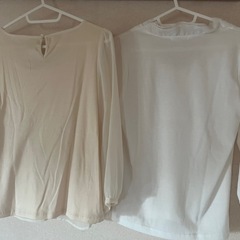 ブラウス2枚　未使用の画像