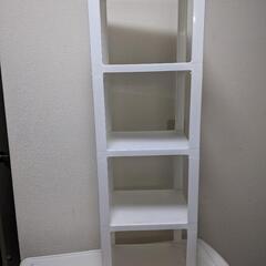 五段シューズラックホワイト