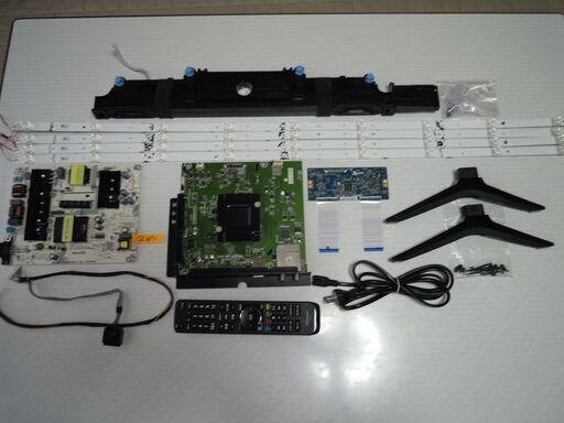 今月末で終了します。　ハイセンス 50A6100  50型 液晶割れテレビからの取外し部品一式