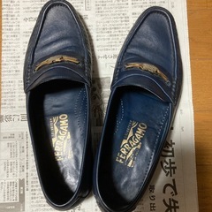 紳士革靴　サルバトーレ・フェラガモ　の画像