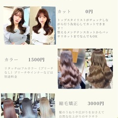 10/21限定✨✨カット、カラー、ストレート新静岡駅徒歩1分or...