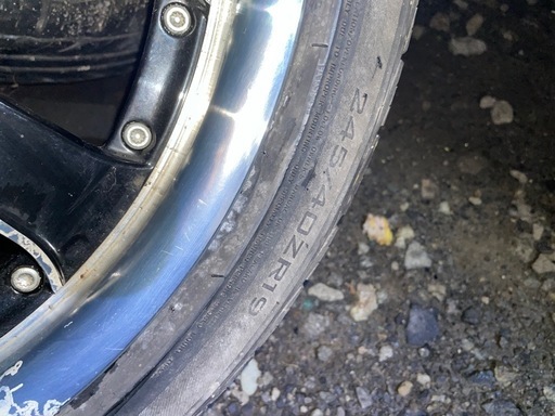 【ホイール】AVANZAR 245/40R19 ４本　