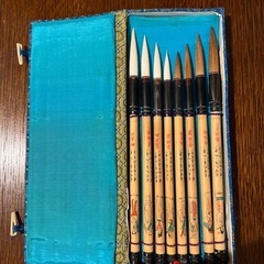 書道筆セットの画像