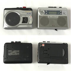 🌏🌏🌏ポータブルカセットレコーダー ラジオ まとめて10点 ラジカセ ポケット カセットレコーダー コンパクト AIWA/NATIONAL/SONY 他🌏🌏🌏の画像