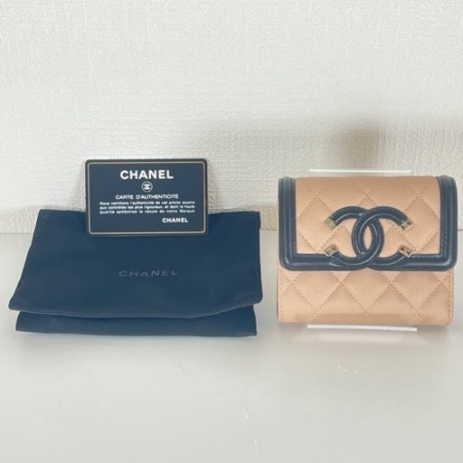 CHANEL CCフィリグリー 3つ折り財布 29番台