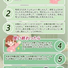 スチームアイロン【20秒でスチーム噴射】の画像