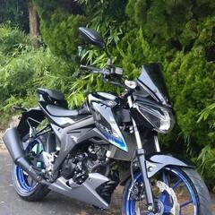 ■ GSX-S125 エンジン絶好調 +カスタム+整備済み     配送可能→送料0円の地域ありの画像