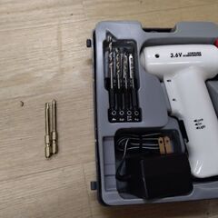 充電式　電動ドライバー　セット　電動ドリル　ドライバーの画像