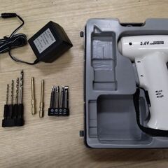 充電式　電動ドライバー　セット　電動ドリル　ドライバーの画像