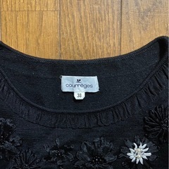Courreges 黒色 長袖シャツの画像