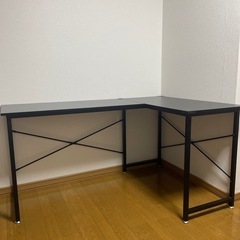サンワダイレクト  L字デスク 幅150cm+100cm 奥行5...