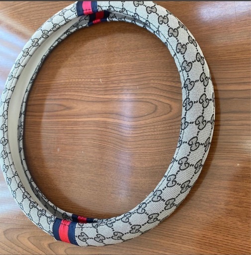 普通車用GUCCI柄ハンドルカバー希少品！送料無料！