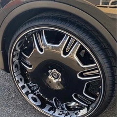 LEXANI RADIANT 限定ブラック26インチ×10.0J 特注オフセット　114.3 5穴　インパクト絶大！廃盤モデル！の画像