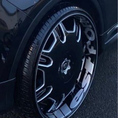 LEXANI RADIANT 限定ブラック26インチ×10.0J 特注オフセット　114.3 5穴　インパクト絶大！廃盤モデル！の画像