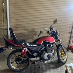無事決まりました　
GSX450E  ゴキ　激吸い　旧車會仕様　