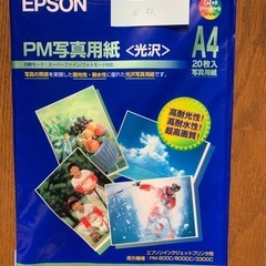 EPSON PM写真用紙 ＜光沢＞A4　8枚 
