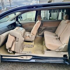 アイシスＬ　Ｈ18　車検7年1月　走行61000キロ　社外ＨＤＤナビ＆フルセグＴＶ　左パワースライド　ＥＴＣ　前後コーナーセンサーの画像