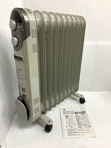 山善 マイコンオイルヒーター DO-TL124 2017年製 1200W ヒーター 暖房 取扱説明書付