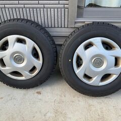 155/80R13  スタットレス 23年製 ブリヂストン アイスパートナー2 スチールホイール付きの画像