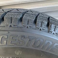 155/80R13  スタットレス 23年製 ブリヂストン アイスパートナー2 スチールホイール付きの画像