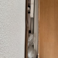 立て掛けランドリーシェルフタワーの画像