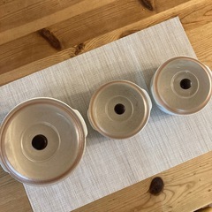蓋付きの食器　3個の画像