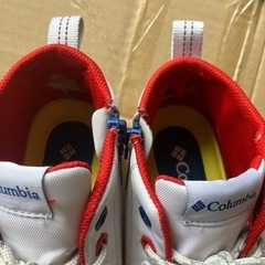Colombia　ハイカットスニーカー 白 24cmの画像