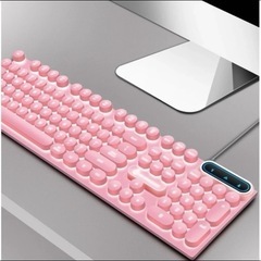 有線キーボード ピンク☆お引渡し決まりましたの画像