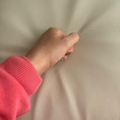 ニトリ本革スツールの画像