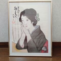 額縁　前面アクリル板　吊りひも付き