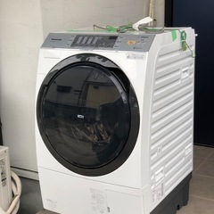 【配送、設置別料金】ドラム式洗濯機  Panasonic NA-VX3800L 2018年製