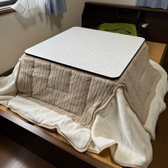 正方形 こたつテーブル＆コタツ布団 セット