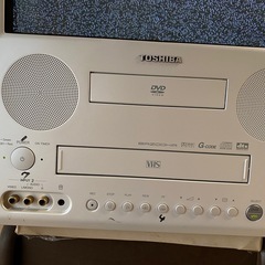 家電 レトロなディスプレイにおすすめの東芝DVD-VTR内蔵テレビ15VD17 の画像