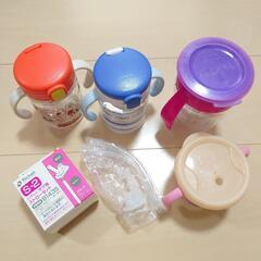 【used】リッチェル ストローマグ ワオカップ お食事 水筒 コップ練習の画像