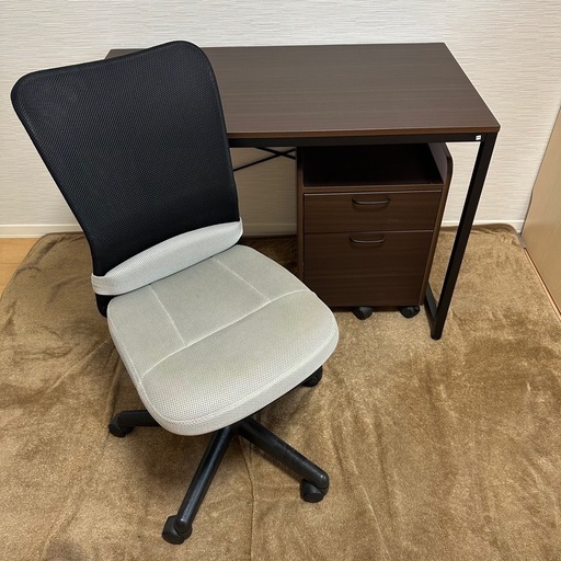 ニトリ　オフィスチェア\u0026デスク（単品購入等ご相談お受けします！）
