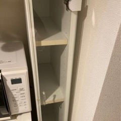 スリム収納ラック　ホワイト　台所　キッチンなどにの画像