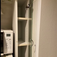 スリム収納ラック　ホワイト　台所　キッチンなどにの画像