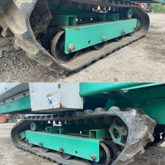 アテックス MSX500 堆肥散布機 油圧ダンプ クローラー型多目的運搬車 自走式肥料散布機  中古 作動確認済み 引き取り限定 の画像