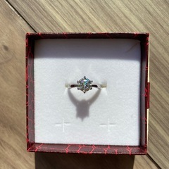 決まりました❁¨̮リング 9号 指輪 縦爪 人工ダイヤモンド モアッサナイト モアサナイトの画像