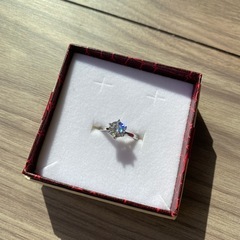 決まりました❁¨̮リング 9号 指輪 縦爪 人工ダイヤモンド モ...