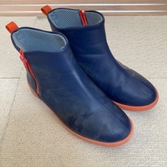 Pansy ショートレインブーツ　ネイビーの画像