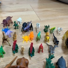 恐竜、動物フィギュアまとめての画像