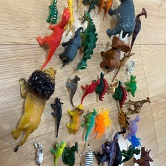 恐竜、動物フィギュアまとめての画像