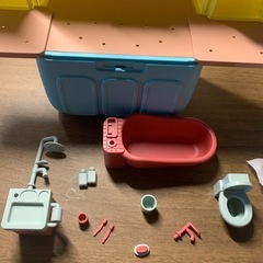 持ち運べるリック型おもちゃセットの画像