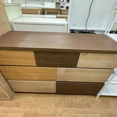 ★ジモティ割あり★ ニトリ チェスト ブラウン H81×W120×D42 クリーニング済み KJ6584