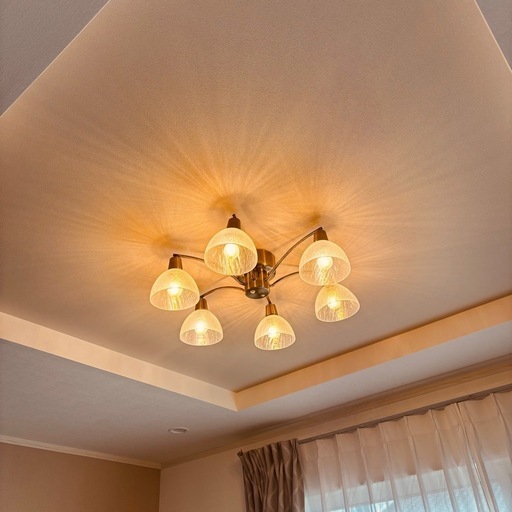 シャンデリア/シーリングライト/LED電球付き