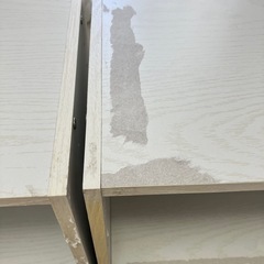 ※剥がれ有り　ニトリ　カラーボックス2段✖️2の画像